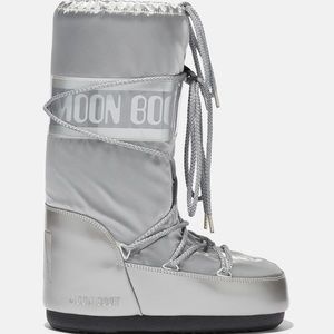Silver moon boots